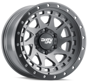 Dirty Life Enigma Pro 9311 17X9.0 5X139.7  ET-38  Satin Graphite/Black Lip