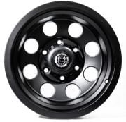 Black Wolf 157 15X10 6X139.7 ET-44 Matte Black