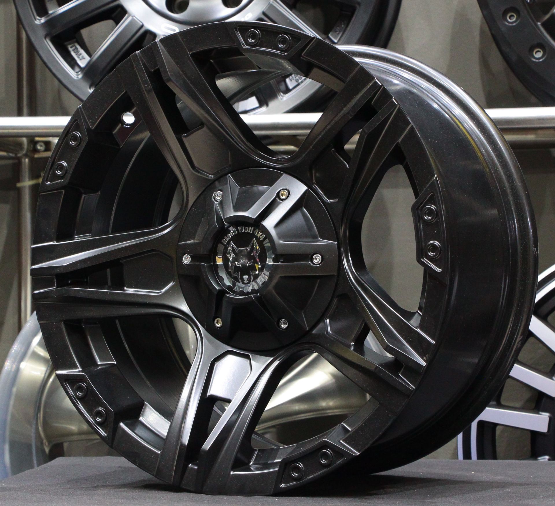 Black Wolf 5345 16X8.0 5X110  ET +10 Matt Black