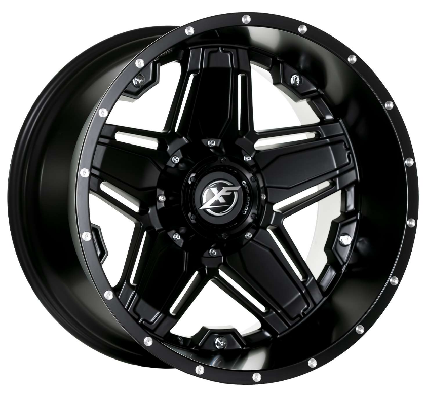 XF 223 20X12 6X139.7 ET-44 Matte Black