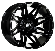 XF 218 20X12 6X139.7 ET-44 Gloss Black