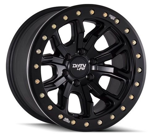 Dirty Life DT-1 9303 20X9.0 5X127 ET0 Matte Black Beadlock
