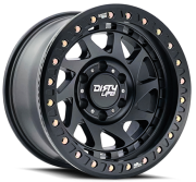 Dirty Life Enigma Race 9313 17X9.0 6X135  ET-12 Matte Black / Beadlock