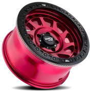 Dirty Life Enigma Race 9313 17X9.0 6X139.7  ET-12 Crimson Candy Red / Beadlock