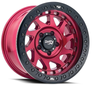 Dirty Life Enigma Race 9313 17X9.0 8X170   ET-12 Crimson Candy Red / Beadlock
