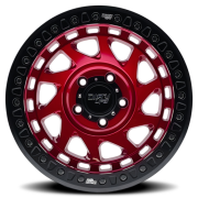Dirty Life Enigma Race 9313 17X9.0 5X127  ET-38 Crimson Candy Red / Beadlock