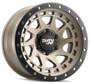 Dirty Life Enigma Pro 9311 17X9.0 5X127   ET-12  Satin Gold /Black Lip