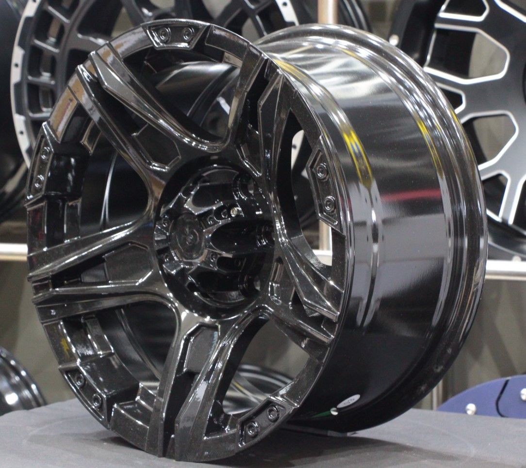 Black Wolf 5345 16X8.0 6X114.3 ET +10 Gloss Black