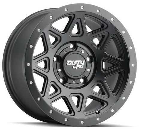 Dirty Life Theory 9305 16X8.0 6X120 ET0 Matte Black / Matte Lip