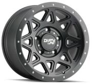 Dirty Life Theory 9305 16X8.0 6X120 ET0 Matte Black / Matte Lip