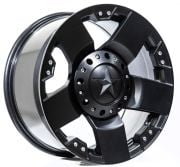 Black Wolf 5187 18X9.0 6X114.3 ET+15 Matt Black