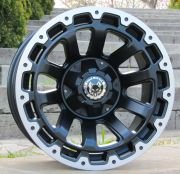 Black Wolf 744 17X9.0 6X114.3 ET+5