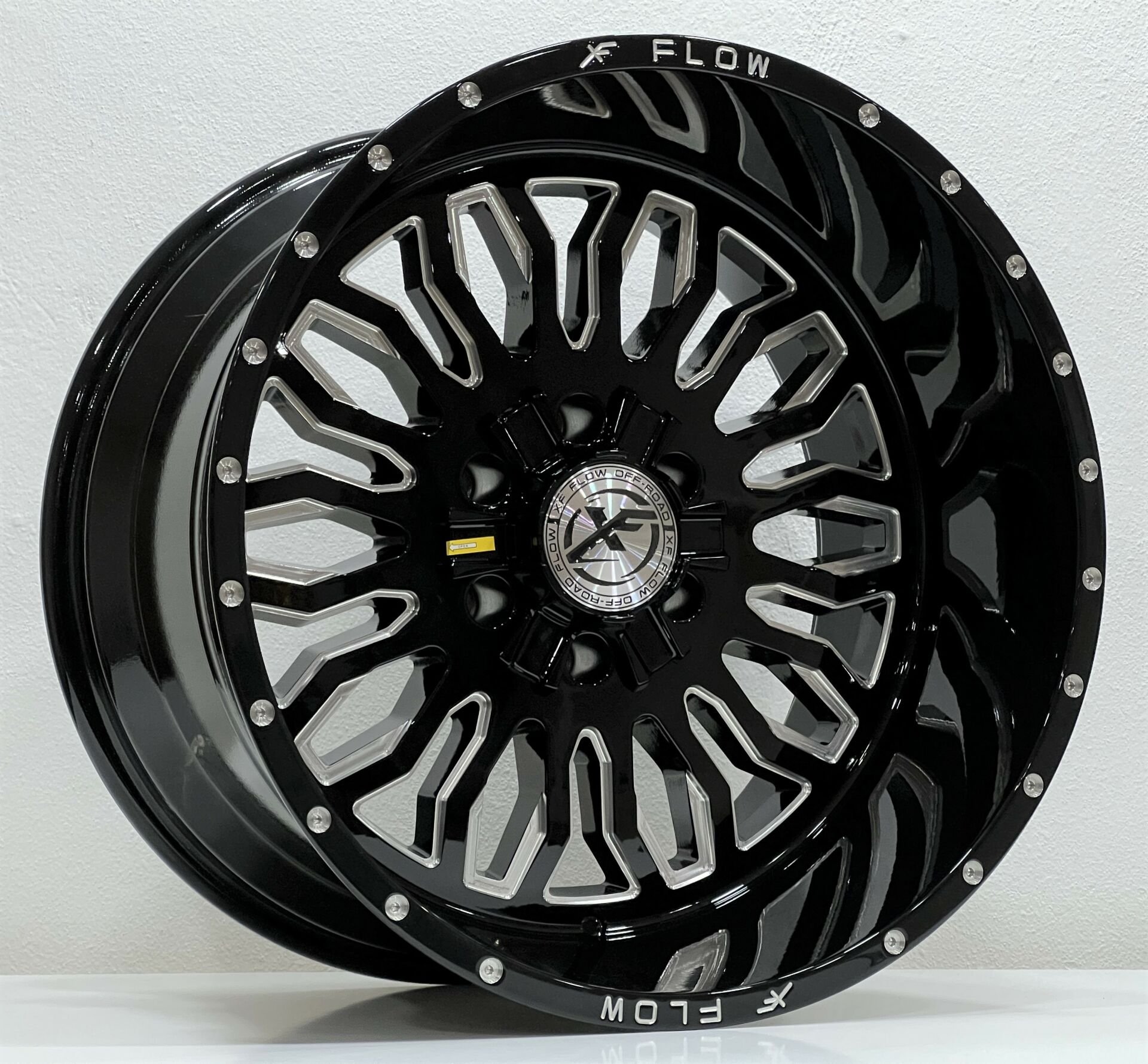 Protech  DX8432  20X12 6X139.7 ET-44  BLACK MILLED WINDOW