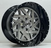 Protech DX8433  20X12 6X139.7 ET-44  GLOSS BLACK BRUSHED