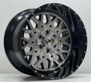 Protech DX8435   20X12 6X139.7 ET-44  GLOSS BLACK BRUSHED