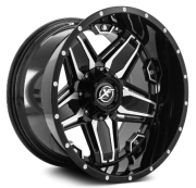 XF 223 20X12 6X139.7 ET-44 Gloss Black / Milled