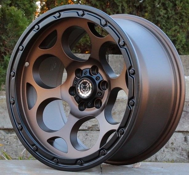 Black Wolf 5748 17X9.0 6X139.7 ET-20 Matte Bronze