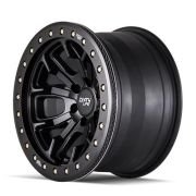 Dirty Life DT-1 9303 17X9.0 5X127 ET-12 Matte Black Beadlock