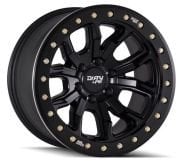 Dirty Life DT-1 9303 17X9.0 5X127 ET-12 Matte Black Beadlock