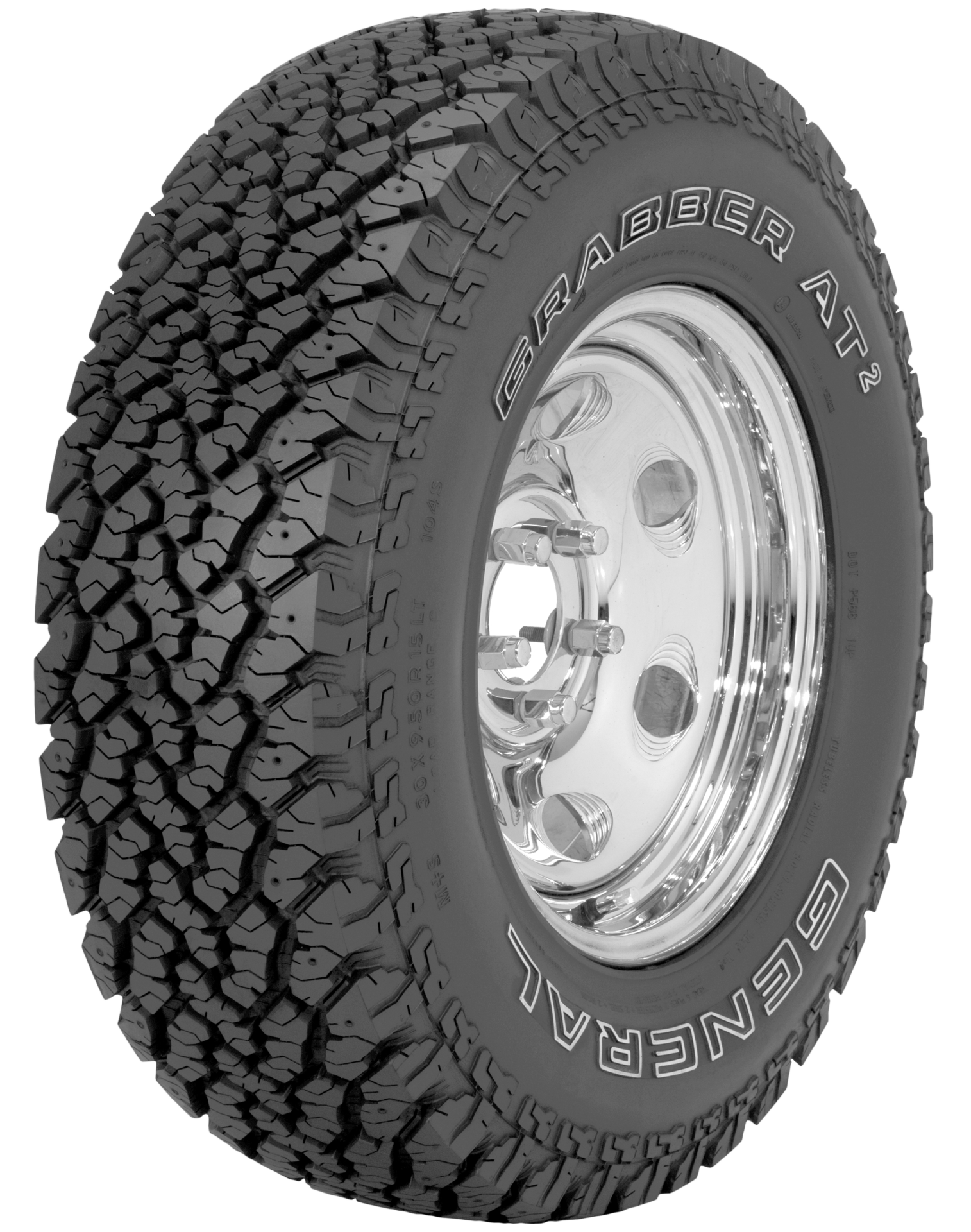 General 265/75R16 121/118R Grabber AT2
