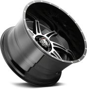 American Truxx Vortex AT-162 20X10 8X165.1 ET-24 MM Black Machined