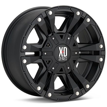 KMC XD822  20X9.0 8X165.1  ET0 Matt Black