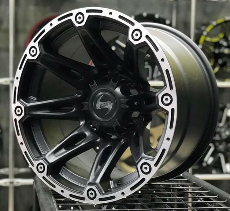 GT 168 16X10 6X139.7 ET -44 Matt Black