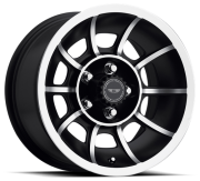 American Racing VN47 Vector  15X8.5 5X114.3 Satin Black Machined  (2 Adet )