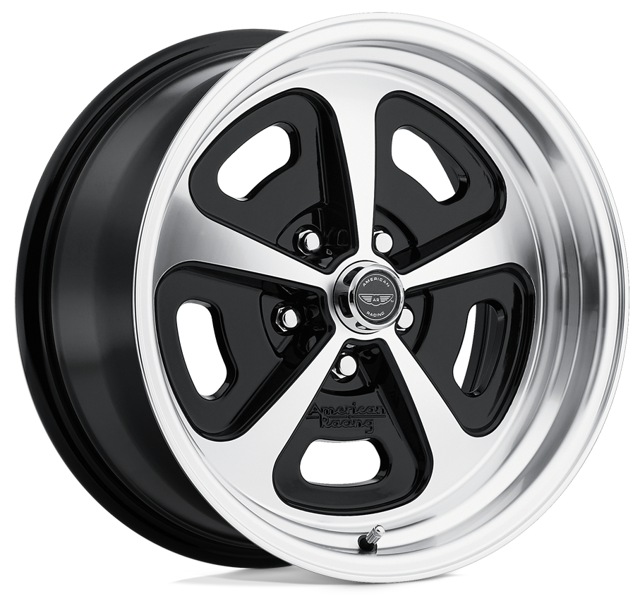 American Racing VN501 500 Mono Cast 15X8.0 5X114.3 Gloss Black Machined ( 2 Adet )