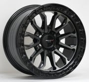 Procast  2178 17X9.0 6X139.7 ET10 Dark Tint / Gloss Black