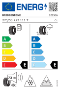 Bridgestone  275/50R22 111T Blizzak DMV2
