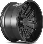 Cali Rawkon 22X14 6X139.7 ET-51 MATTE BLACK