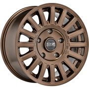 O.Z. Rally Raid 17X8.0 5X120 ET 0 Gloss Bronze + Black Lettering