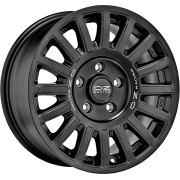 O.Z. Rally Raid 17X8.0 5X120 ET 0 Matt Black + Silver Lettering