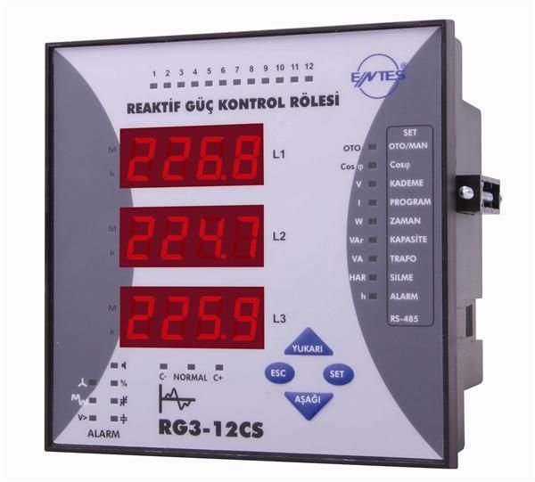 ENTES » RG3-12C Reaktif Güç Rölesi , 12 Kademe, M0943