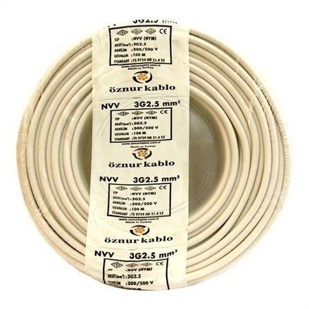 ÖZNUR-TTR  KABLO 4X2,5 (100 MT FİYATI)