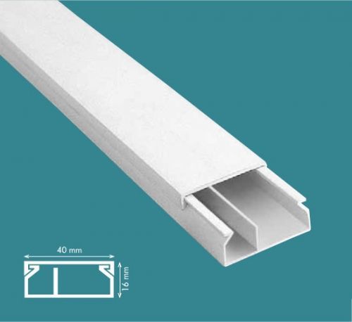40x16 mm Kablo Kanalı-Eko (Bölmeli)