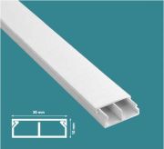 30x10 mm Kablo Kanalı-Eko (Bölmeli)