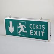 CT-9167 EXIT ÇIKIŞ ARMATÜRÜ LEDLİ 3 SAAT AKÜLÜ