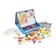 Diytoy Manyetik Tablet Tangram Yazı Tahtası – 126 Parça Zeka Geliştirici Oyun