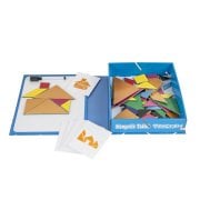 Diytoy Manyetik Tablet Tangram Yazı Tahtası – 126 Parça Zeka Geliştirici Oyun
