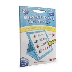 DİYTOY Manyetik Tablet Yazı Tahtası Erkek Mavi | Çocuklar için Eğitici ve Eğlenceli Yazı Tahtası