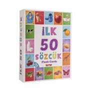 Diytoy Hafıza Kartları İlk 50 Sözcük – Çocuklar İçin Eğitici Flash Card Seti | 0-3 Yaş