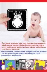DIYTOY Bebeğimin İlk Zeka Kartları – Eğitici Flash Cards, 0-1 Yaş Bebekler İçin Görsel ve Zeka Gelişimi,
