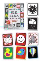 DIYTOY Bebeğimin İlk Zeka Kartları – Eğitici Flash Cards, 0-1 Yaş Bebekler İçin Görsel ve Zeka Gelişimi,