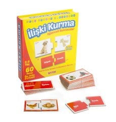 ''Diytoy İlişki Kurma Eğitici Puzzle – 2-6 Yaş | 60 Parça | Gerçek Fotoğraflı Eğlenceli Bulmaca''