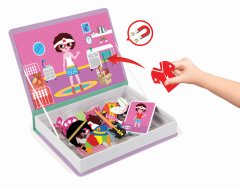 DİYTOY Magnet İQ Manyetik Kıyafet Giydirme Oyunu - 52 Parça Kostüm Kombinleri | 3-8 Yaş Eğitici Manyetik Oyun Set