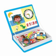 Diytoy Manyetik Magnet Zamanı Öğreniyorum | 69 Parça | Eğitici Saat Oyunu | 3-8 Yaş