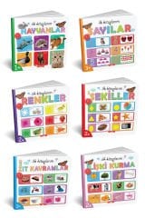 Diytoy İlk Kitaplarım - 6’lı Set | Bebek ve Çocuklar için Eğitici Okul Öncesi Kitapları