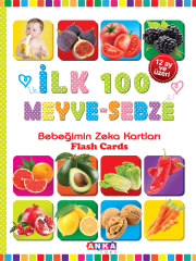 DİYTOY İlk 100 Meyve Sebze Zeka Kartları | 12 Ay ve Üzeri Çocuklar İçin Eğitici Konuşma ve Zeka Gelişim Kartları | İngilizce Destekli